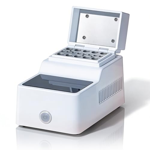 Incubadora de baño seco con tapa, calentador de bloque termostático de laboratorio digital, múltiples puntos de programa, función de calibración rápida para uso en laboratorio e investigación
