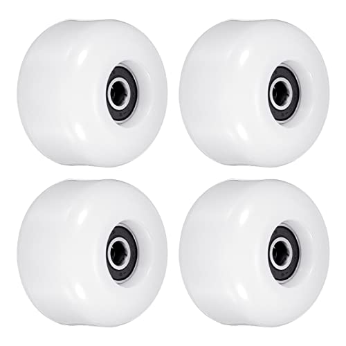 PATIKIL 4 Stück 54mm Longboard Rollen mit Lager ABEC-9 Skateboard Rad Straße Rollen für Skateboards Cruiser Räder Ersatz 85A Weiß PATIKIL 4 Stück 54mm Longboard Rollen mit Lager ABEC-9 Skateboard Rad Straße Rollen für Skateboards Cruiser Räder Ersatz 85A Weiß