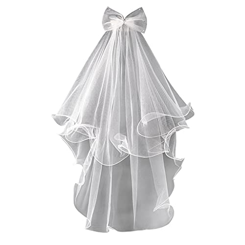 Wedding Veil For Kids With Comb Girls First Communion Veil Tulle Veils Wedding Hair Accessories 2 Short Length
