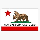 Fallout NCR Flag Window Water Bottle Bumper Sticker Decal 5'