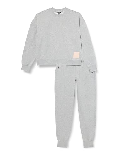Emporio Armani Iconic Terry Loungewear Tracksuit, Grisomelange...