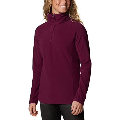 Image of Columbia Women Solid Glacial Iv 1 /2 Zip