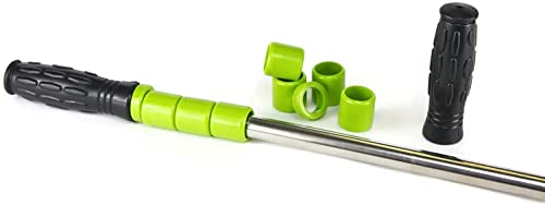 Gradient Fitness Muscle Roller Stick For Athletes- Body Massage Sticks Tools-Muscle Roller Massager For Relief Muscle Soreness,Cramping And Tightness,Help Legs And Back Recovery, Green & Black #TOP3