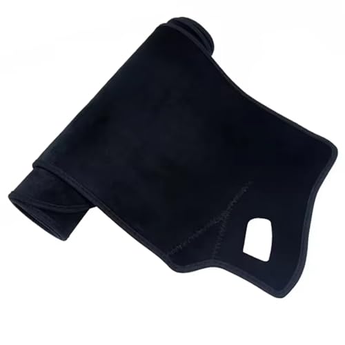 Tapis de Tableau de Bord pour Volvo V60 Anti-Reflet Idéal Contre la Chaleur Flanelle Noire HUD