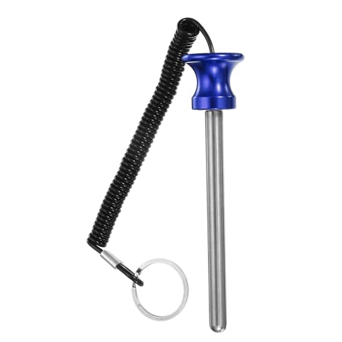 Goupille de traction de poids robuste avec verrouillage bleu