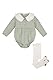 DeFacto Overalls & Jumpsuits für Mädchen, Bequeme Overalls für Baby-Mädchen, Süßer Strampler Baby Mädchen, Romper Baby Overall Frühling,Mint,0-3 Monate