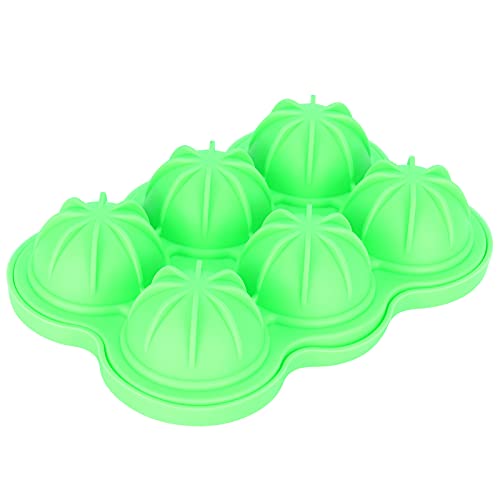 Molde silicona reutilizable para cubitos de hielo 6 celdas miniatura 1