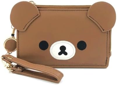 Sun Art Rilakkuma Face Series Coin Pass Case China Bear RK-727-DB image 2