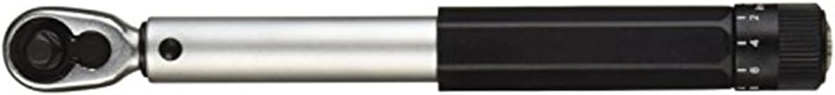 K Tool International 72117 7-3/4 Ratcheting Torque Wrench with 1/4 Drive, 30-150 in/lbs, Laser Engraved