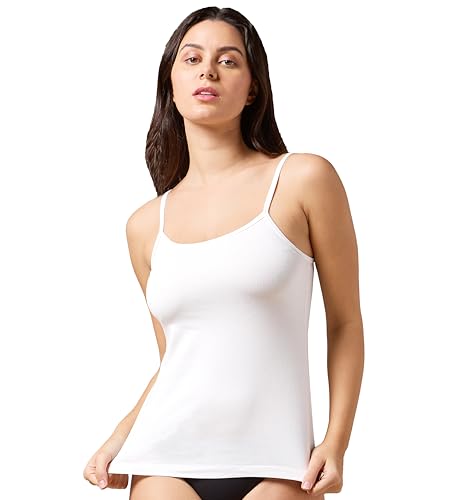 Image of URBAN ADVENTURE Ultra Soft Cotton Spandex Regular Fit Spaghetti Camisole for Women