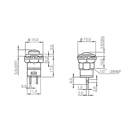 Bouton d'arrêt d'urgence DS-428 pour remplacer vos interrupteurs défectueux - 3