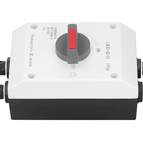 Miniatura 9 de Interruptor de desconexión rápida solar fotovoltaica CC 1500 V 32 A, disyuntor miniatura de CC IP66, caja combinada solar para panel solar, sistema