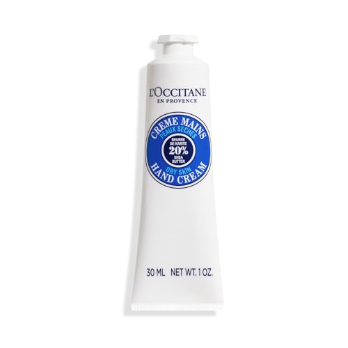 L'OCCITANE Shea Butter Hand Cream 30ml, Enriched with Shea Butter, Vegan Formula, Luxury & Clean Beauty Hand Care for All Skin Types
