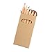 eBuyGB Colouring Pencil Crayons, Kids Party Bag/Loot Toy Wedding Favour (Pack of 100), Brown