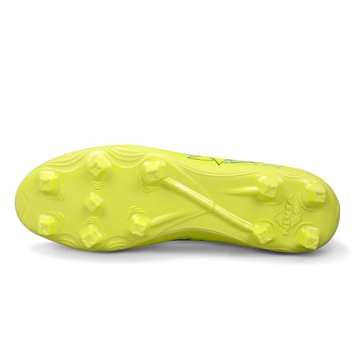Image of Nivia Carbonite 7.0 Football Stud for Men, TPU Sole with Synthetic Leather Upper, Die Cut Lightweight Insole, Ideal for Soft and Hard Grassy Ground Surfaces
