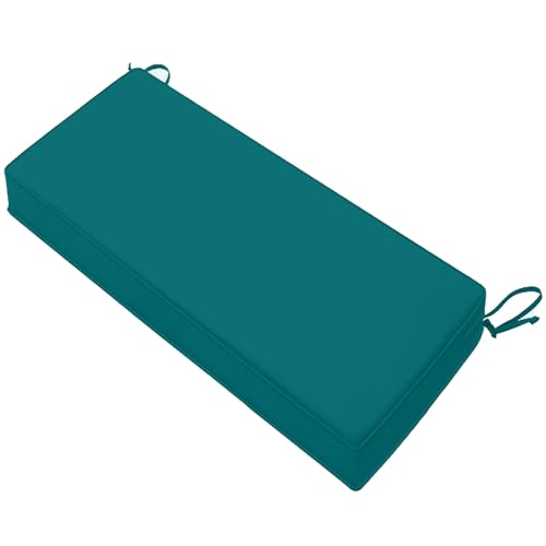 Coussin de banc d'extérieur vert foncé haute qualité 130cm