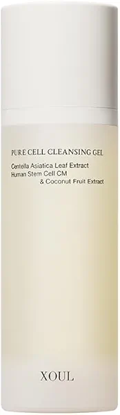 XOUL Pure Cell Cleansing Gel - Gentle & Deep Facial Cleanser for Hydration, pH Balancing, and Sensitive Skin, Korean Skincare
