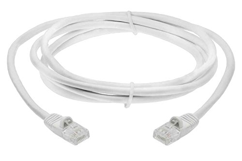 Cable de red ethernet Cat 5E 10ft UTP blanco miniatura 1