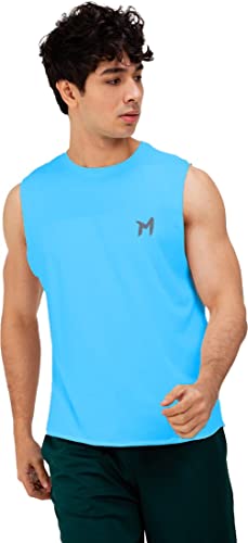 Image of Solid Sleeveless Cotton Regular Fit Mens Stylish Top Tanks Vest T-Shirt (Combo Pack of 2)