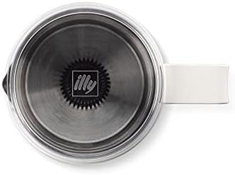 illy Milk Frother, Elektryczny do mleka piany gorącej i zimnej i gorącej czekolady
