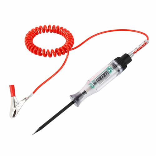 Testeur de Circuit de Voiture, 5V-120V DC Auto Testeur de Relais, Testeur Magique Électrique avec Écran LCD et Pince Crocodile Flexible, Outil de Diagnostic...