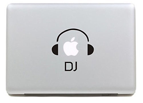 VATI Hojas DJ extraíble Diseño Fresco Sticker Decal la Piel del Vinilo de Arte Negro para Apple...