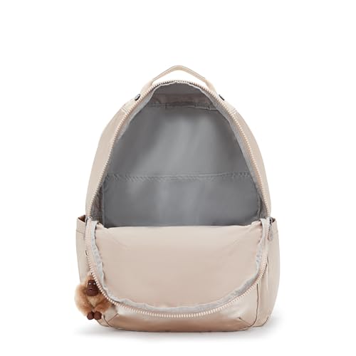 Image of Kipling Women's Seoul Extra Large 17 inch Laptop Backpack, Durable, Roomy with Padded Shoulder Straps, Built-In Protective Sleeve