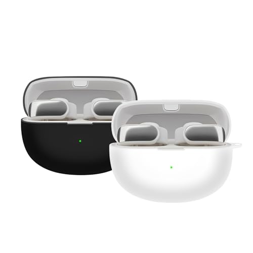 JUNENTER �P�[�X 2�p�b�N Bose Ultra Open Earbuds�Ή� �L�[�`�F�[���t�� �\�t�g�V���R���� Bose Open Ear ���C�����X�C���z���ی�J�o�[ �j�����p