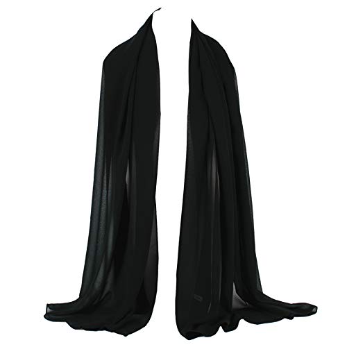 ZAKIRA Chiffon Scarf Sheer Wrap for Women