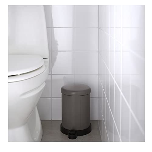 Image of Ikea Toftan Waste bin, grey, 4 l (1 gallon)