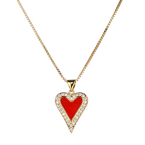 Collier pendentif cœur émail amoureux : le symbole de votre union durable