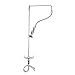 T&S Brass B-0111-R Pre-Rinse Units, Includes Overhead Swivel Arm, Single Hole Base, Wall Bracket