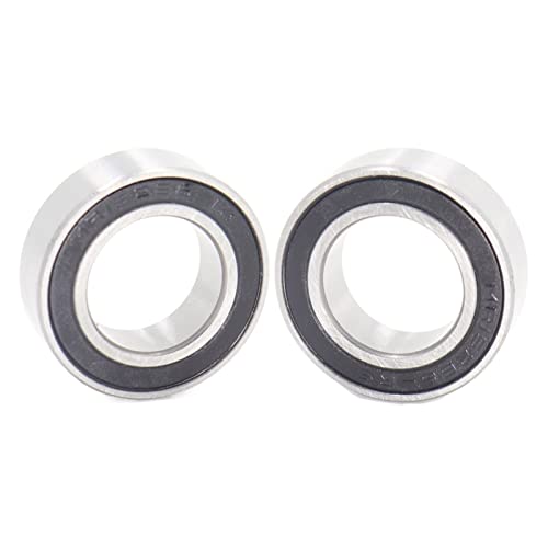 MKSIWSA SUOFEILAIMU 2 Piezas Soporte de Fondo de Fondo de Bicicleta de Alta Velocidad 6000 6001 15267 15268 SI3N4 RODAMIENTO DE CERÁMICA Cama y Desayuno Ruta del Eje MTB Rodamiento de Bicicletas Cover