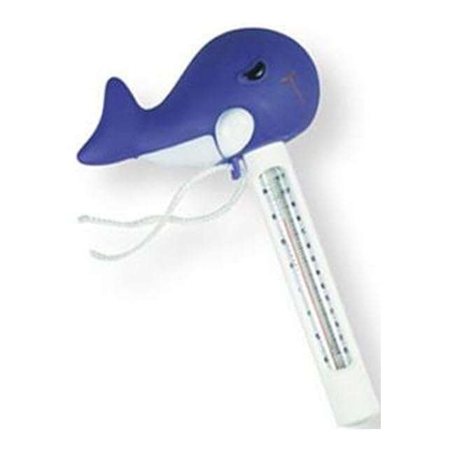 Whale Thermometer Poly Bag with Header Blue