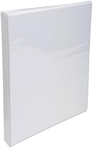 Exacompta Kreacover PP Ring Binder, A4 Maxi, 4 D-Rings, 16mm spine - White