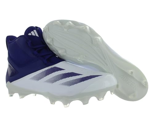 Image of adidas Adizero Chaos Unisex Shoes Size 8.5, Color: Team College Purple /Footwear Chalk White /Pure White