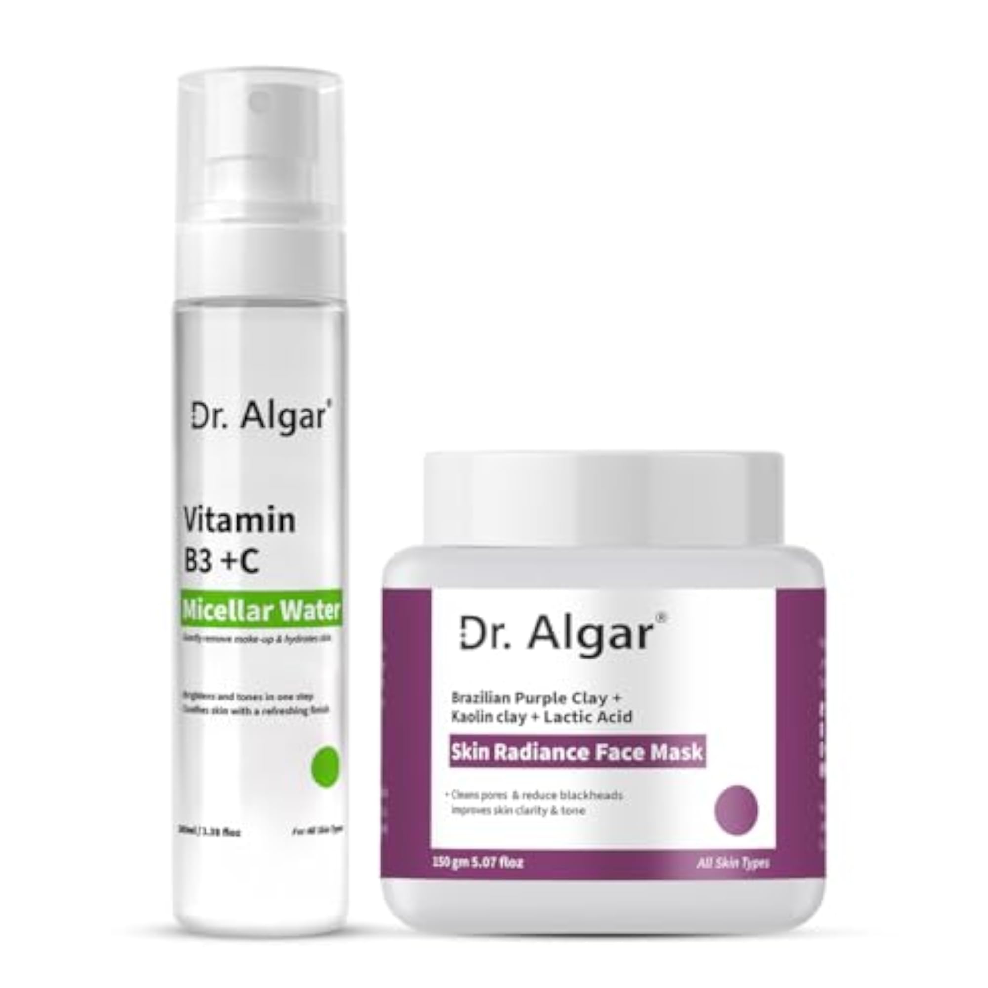 Face Micellar Water and De-Tan Pack Combo