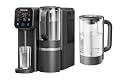 Waterdrop M6CG Countertop Reverse Osmosis System Bundle with Maxblue Glass Water Pitcher, Hot & Cold RO Water Filter, 8-Stage Mineralization, NSF/ANSI 58 & 372 Certified, 3:1 Pure to Drain