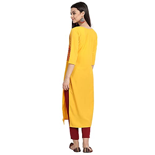 Image of Women's Crepe Straight Kurta