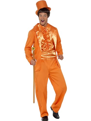 Costume smoking stupide des années 1990 bleu quatre pièces pour homme