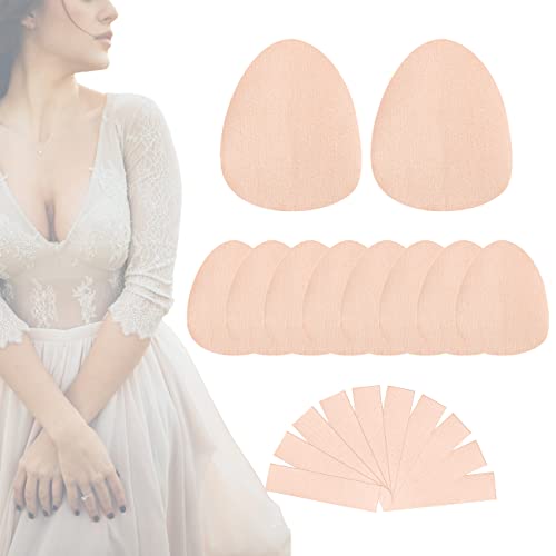 Breast Lift Tape 5 pairs Invisible Lift Up Bra Breast Pasties Boob Tape Strapless Bra Tape Chest Support Tape Invisible Gaffer Tape Duct Tape Backless Bra Lift Tape Invisible Bra Tape Set for All Cup
