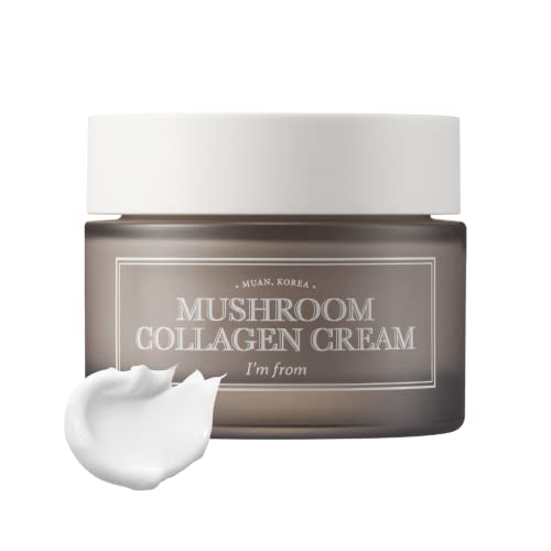 [I’m From] Mushroom Collagen Cream 1.69 Fl Oz, Vegan, Collagens, Skin Firming Cream For Face, Anti Wrinkles, All Natural Organic Face Moisturizer #TOP15