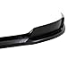 HECASA Front Bumper Lip Compatible with 2013-2014 Ford Mustang GT Lower Spoiler PP Plastic Black 3Pcs