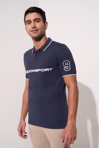 Image of Peregrine by Pantaloons Men's Solid Slim Fit T-Shirt