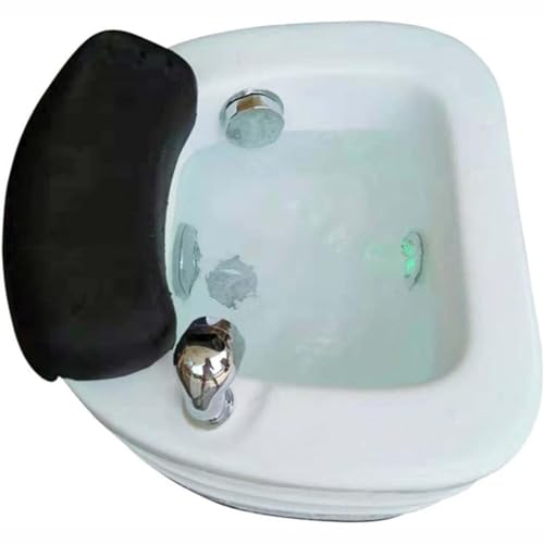 Bañera portátil acrílica para pies con masaje y ajuste de agua