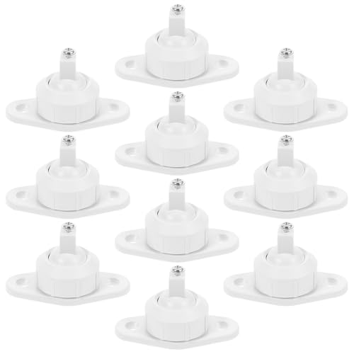 BESPORTBLE 10 piezas Soporte Sensor para Alarma Infrarroja Montaje Pared y Techo Soporte Estable y Diseño Contemporáneo para Sistemas de Seguridad Doméstica