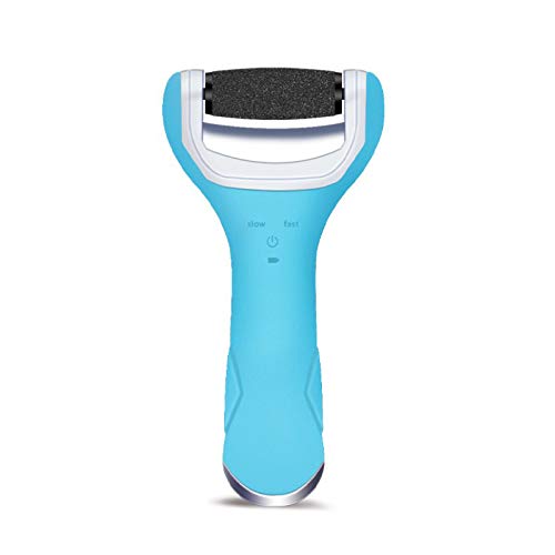 Foot File Electric Foot Dead Skin Exfoliator Callus Remover Rechargeable Pedicure Foot Care Tool Feet Dry Skin Removal Scrubber Smoother,Blue
