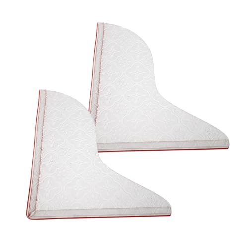 Cabilock 1 Pair Removable Shower Water Splash Guard Self Adhesive Acrylic Bathtub Water Stopper Fits Various Tub Easy Installation Keeps Bathroom Dry