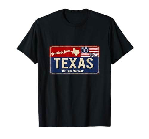 Enjoy Wear Cool Texas Tee Shirts, Wild Vintage Texas USA T-Shirt
