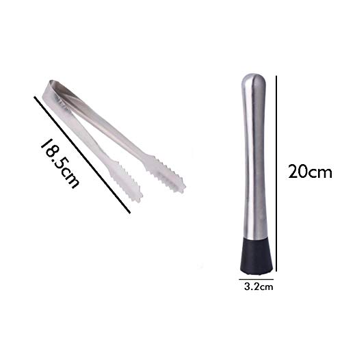 Set de Coctelera Premium de 14 Piezas Acero Inoxidable miniatura 6